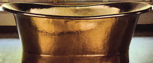 Beaten-Brass-Bathtub4 bathtub