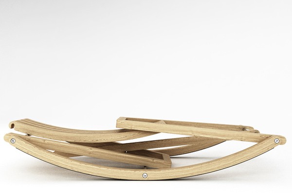 folded rocking horse