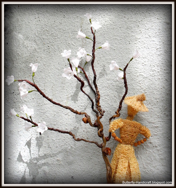 butterfly handicraft Ms loofie daughter of Mr loofah