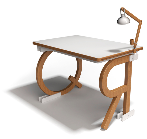 typo table by Liviu Avasiloiei typo work desk